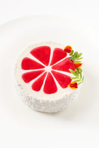 Coconut & Grapefruit Cake from Cristal Room by Anne-Sophie Pic