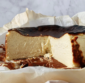 Madagascar Vanilla Basque Cheesecake